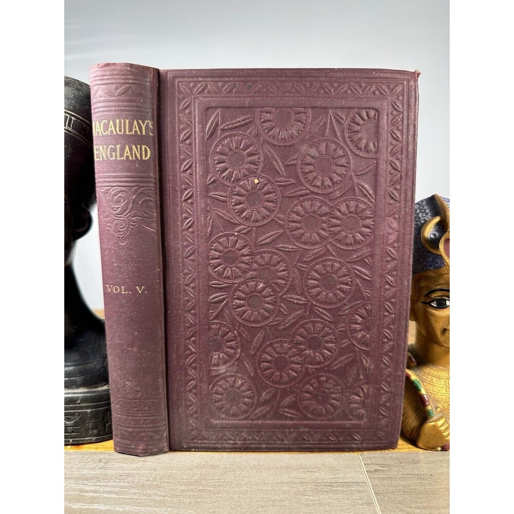 Macaulay History of England Vol V Antique Hardcover American Publishers Vintage